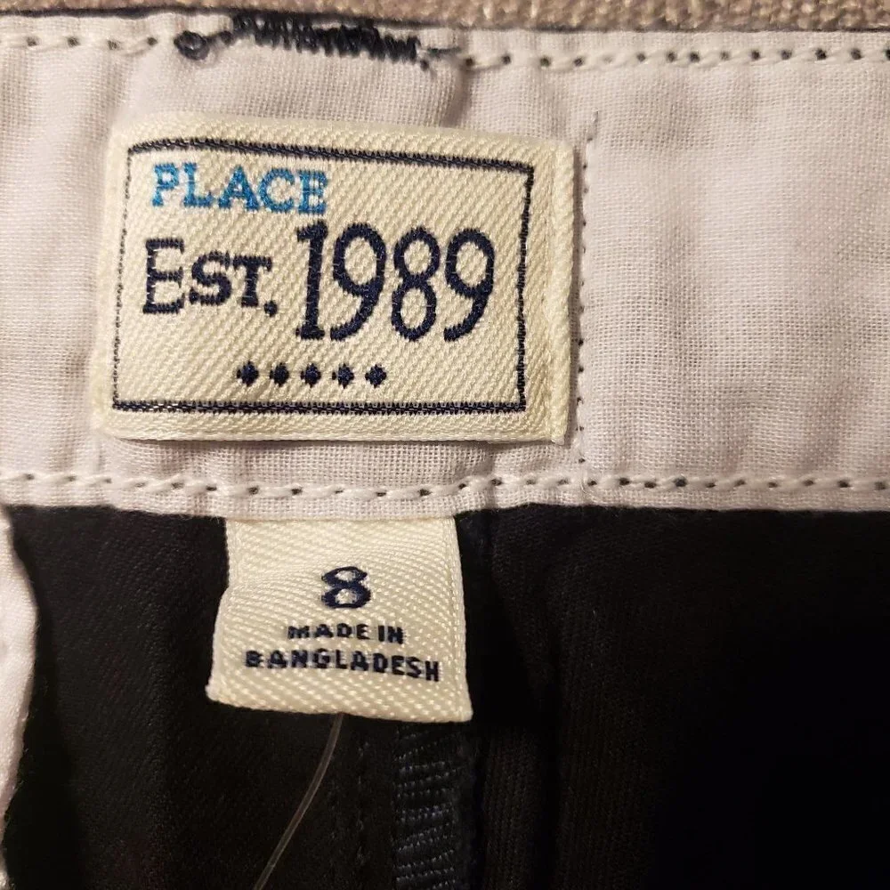 Children's Place boys navy pants Size 8 NWT